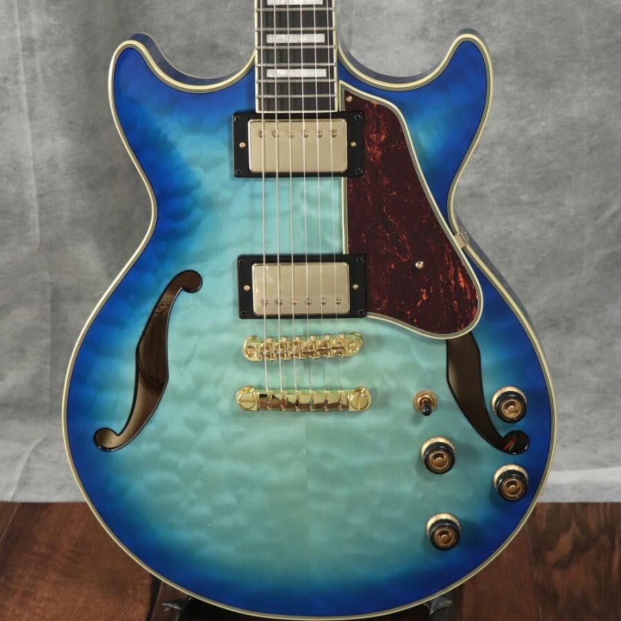 Ibanez Electric guitar AM93QM Jet Blue Burst | eBay