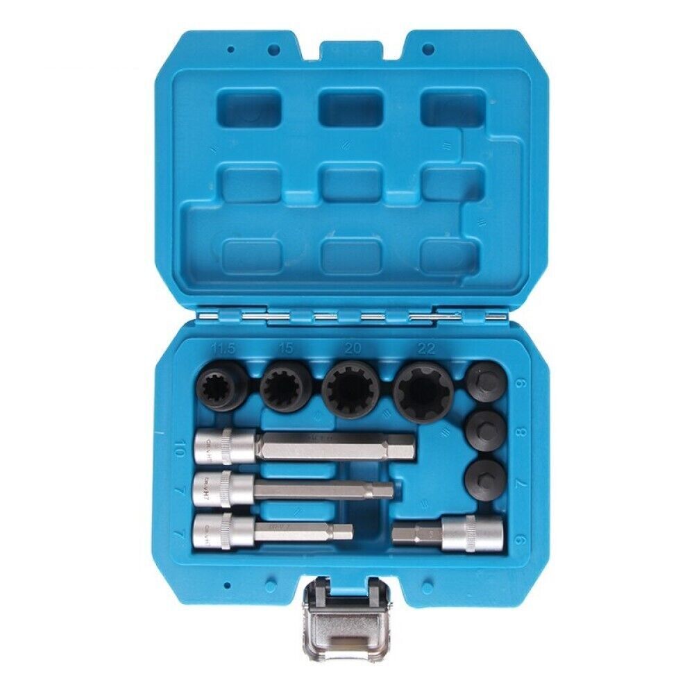 Set 11 Bussole Pinze Freni Mercedes 3/8-1/2 21478 - Kit Professionale - 1