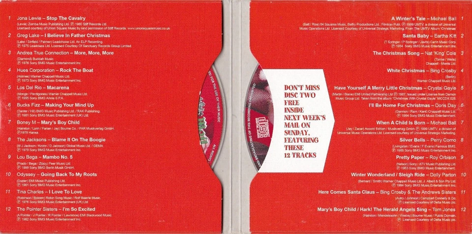 THE ULTIMATE CHRISTMAS ALBUM  24 track double CD - Bild 2 von 3
