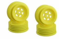 DE Racing Gambler Front Wheels for 3/8 Bearing Custom Works GFRP Yellow