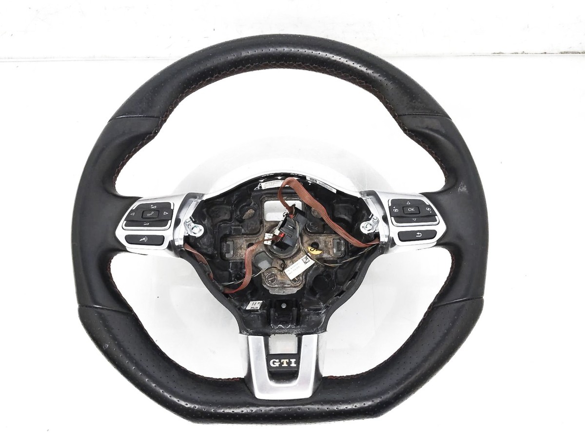2012-2013 Volkswagen Gti Steering Wheel - Black Leather 5K0