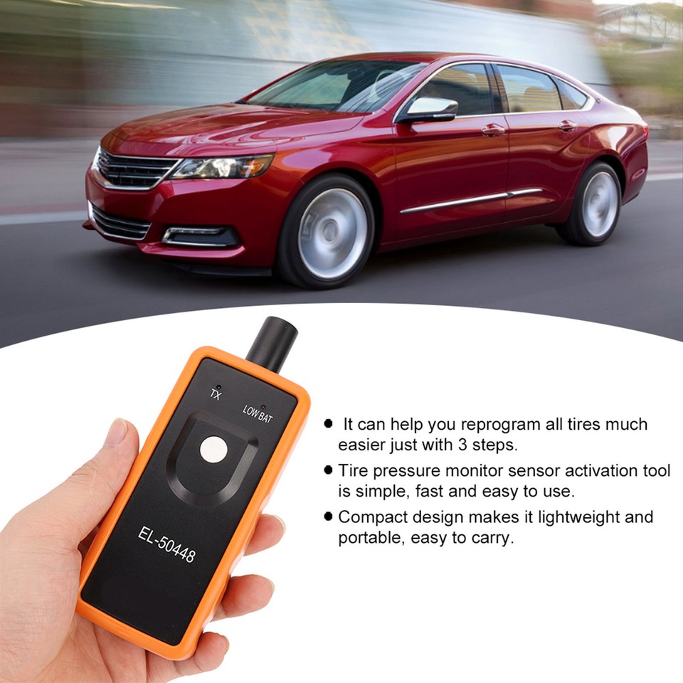 Tire Pressure Reset Tool 9V Universal Car Tire Pressure Monitor Sensor