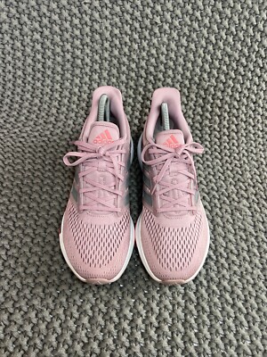 adidas gazelle silver green womens A-P62 (EQ21 run j black/shock pink/pulse aqua) 112195630 – Otahuhu Shoes main image 0