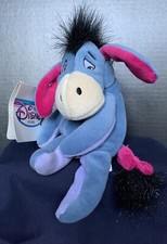 Disney Store EEYORE 9" Mini Bean Bag Plush - NWT
