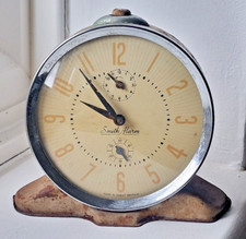 SCARCE VINTAGE SMITHS ALARM CLOCK c1950 Fallout Cold War Style