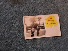 B9za Vintage Original Bw Photograph Couple Playing Bowls