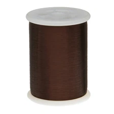 43 AWG Gauge Plain Enamel Copper Magnet Wire 1.0 lbs 66092' 0.0024" 105C Brown