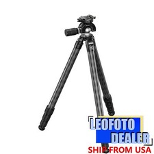 Leofoto SA-324CLX MH-40X Arca Clamp Outdoors Tripod with Dynamic Ball Head Set