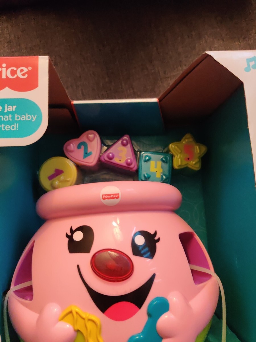 Laugh Learn PINK Cookie Shape Surprise baby toy Fisher Price