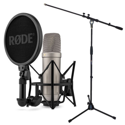 Rode NT1 5th Generation XLR USB Studio-Mikrofon + Mikrofonständer