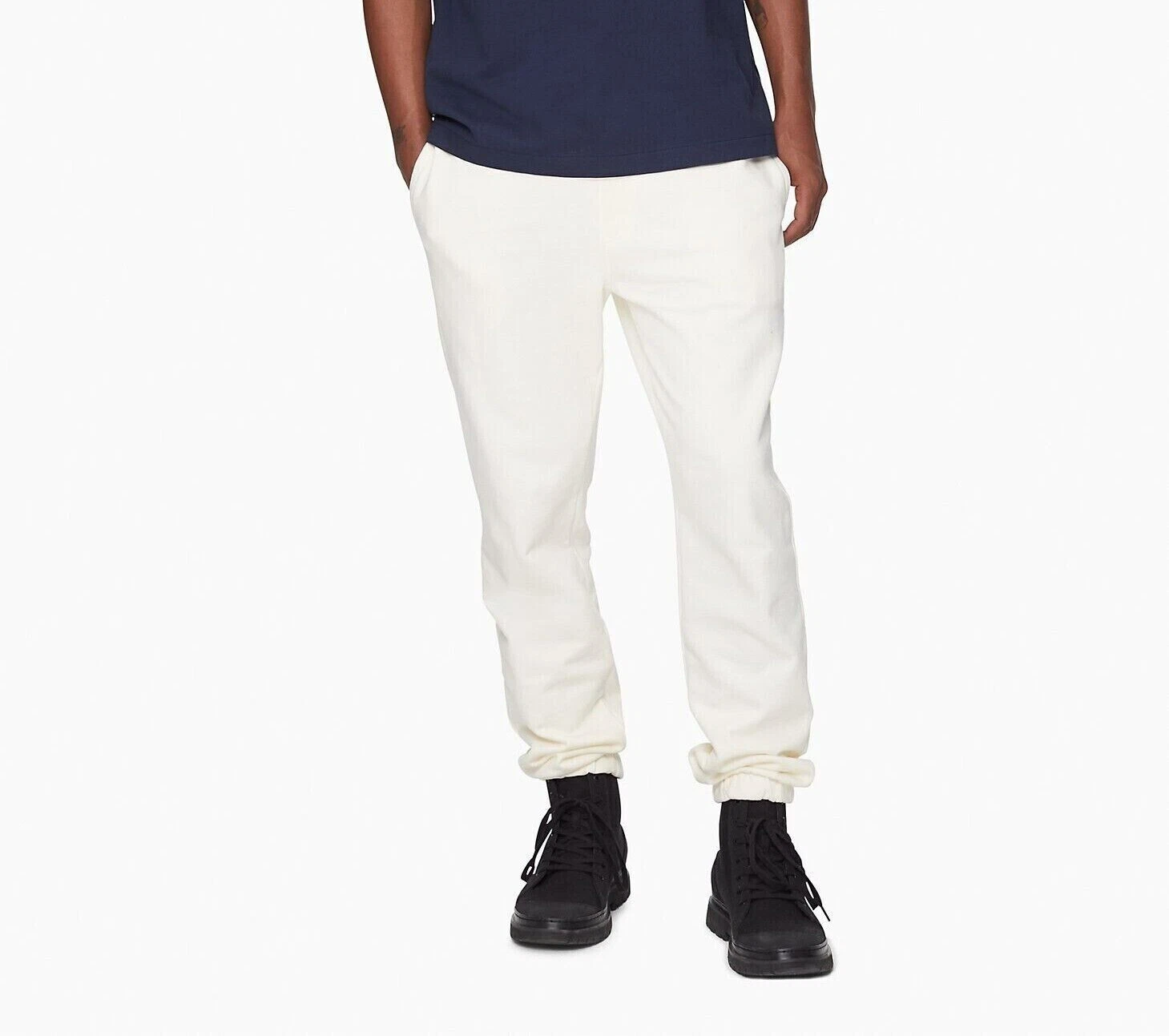 $79.50 Calvin Klein Men's Logo French Terry Jogger Pants Sweatpants, Papyrus, L
Opens in a new windo