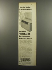 1950 Frigidaire Room Air Conditioner Ad - Shut the wind