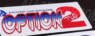 Option2 Sticker Decal Japanese Slaps EG ITR EK JDM Drift S13 S14 