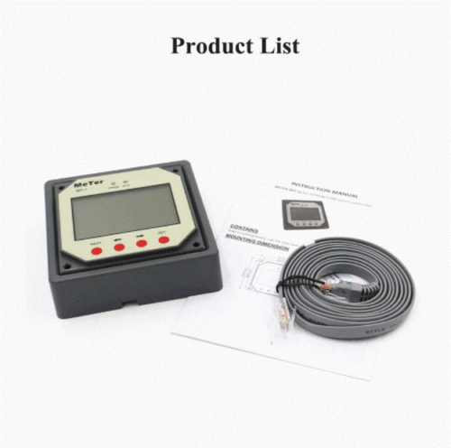 Remote meter / display / monitor for dual battery solar panel charge controller - Picture 5 of 8