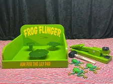 Deluxe Frog Flinger Carnival Game For School, Church, Or Tradeshow
