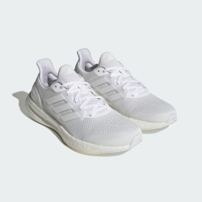 Adidas Pureboost 23 Mens Size 10 - Cloud White / Cloud White / Core Black