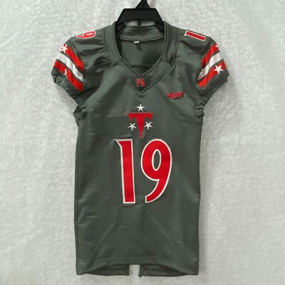 Youth PA Football Jersey Size Large Gray & Red #19 Dress Up Sports  Halloween | eBay