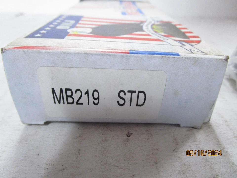 Engine Crankshaft Main Bearing Set-SOHC, Eng Code: F22B6, 16 Valves DNJ MB219 - Imagem 3 de 4