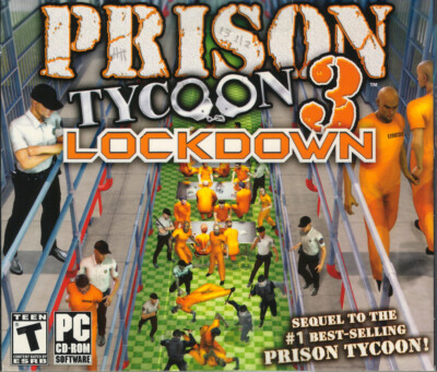 PRISON TYCOON 3: LOCKDOWN PC CD-ROM Windows XP Vista 2007 software NEW