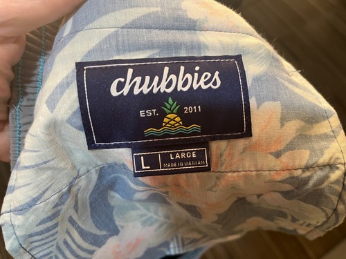 Chubbies Men's gray Everyday flat front performance Pants Large L 31 X 31 Mint - Picture 4 of 8