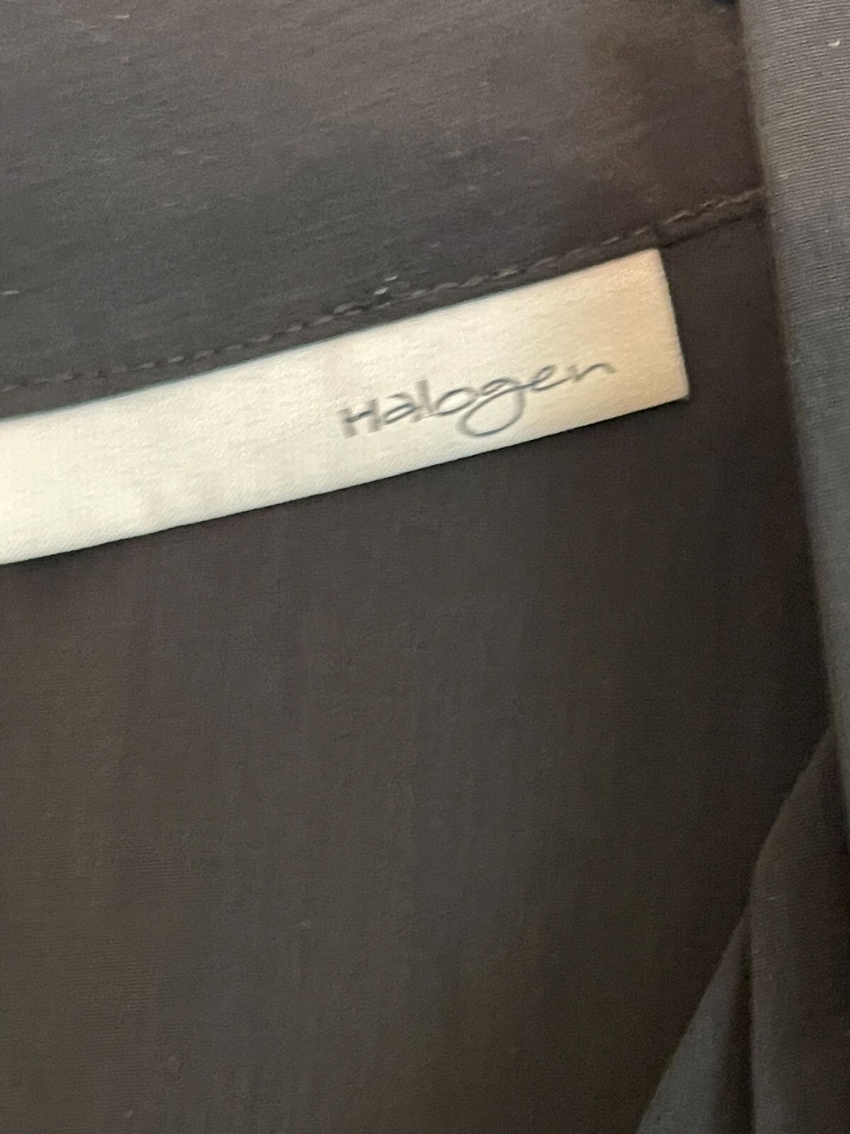 Halogen Collared Jumpsuit Black Medium Blouson Wa… - image 4