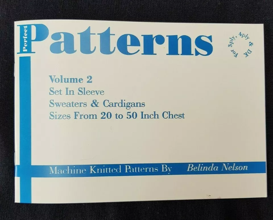 3 libros de tejido a máquina 3,4 capas y DK. Hombro caído, conjunto en manga y Raglan Foto 3 de 4