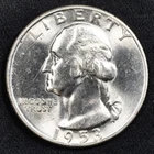 1953-D Washington Silver Quarter BU Uncirculated - Denver Mint