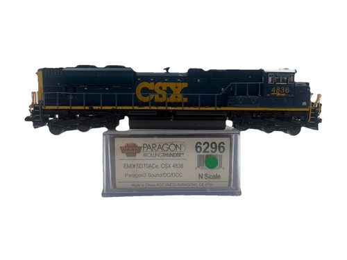 Locomotora escala N Broadway Limited 6296 EMD SD70ACe CSX 4836 DC/DCC | Zustand: Used