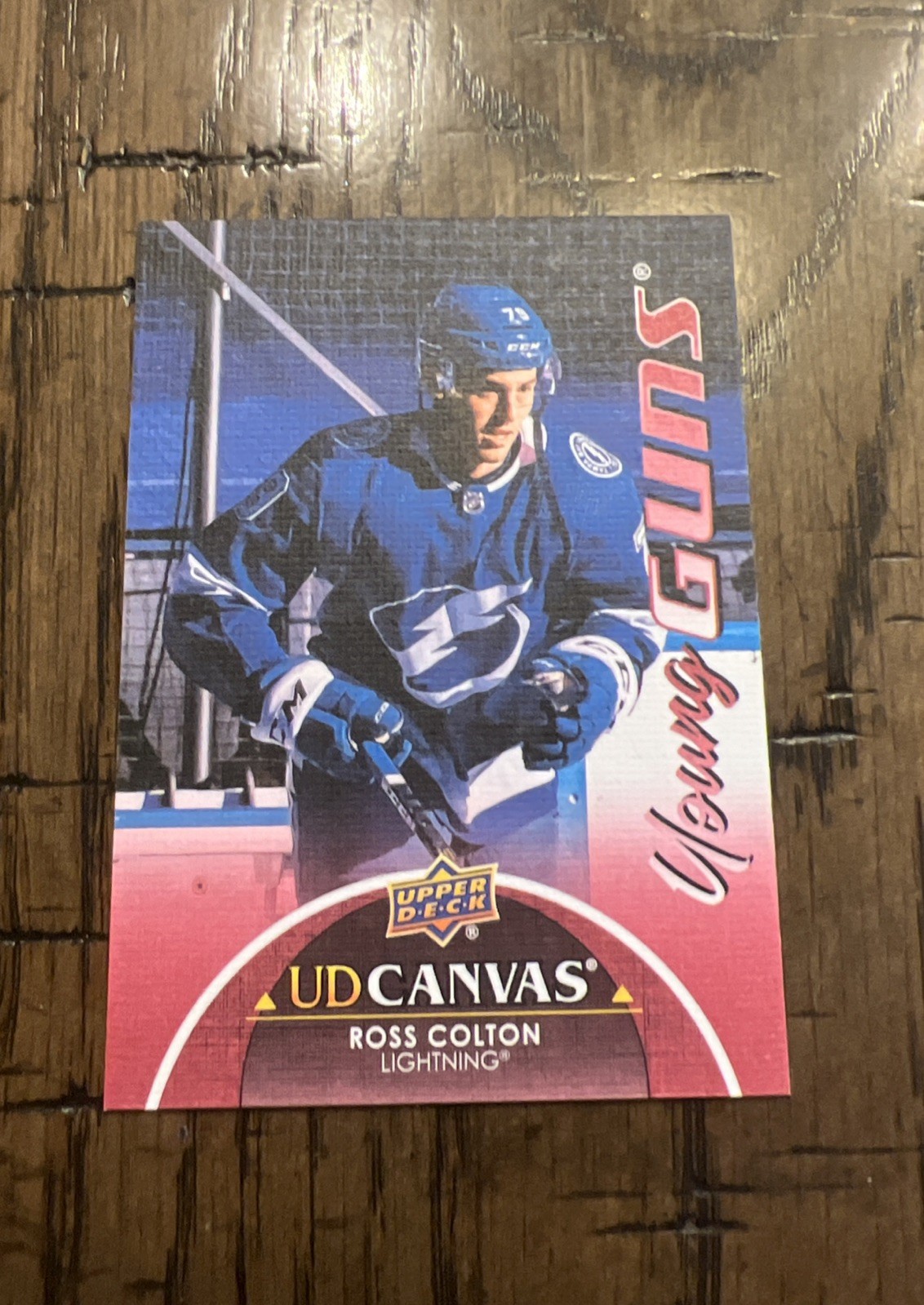 2021-22 upper deck hockey series 1 Ross Colton  Young Guns Canvas RC #C104