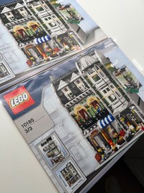 NEW LEGO Green Grocer 10185 Modular Buildings Instruction Manuals Full Set of 3