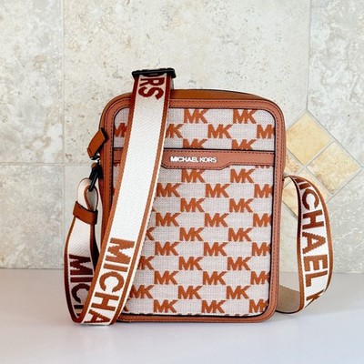 Michael Kors Cooper Medium Crossbody Flight Bag MK Luggage Multi