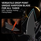 Kizer Mini Harpoon Drop Point Fixed Knife S45VN Blade Fat Carbon Handle+Sheath — photo 4