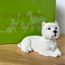 West Highland Terrier figurine sculpture ornament Westie Dog lover gift boxed