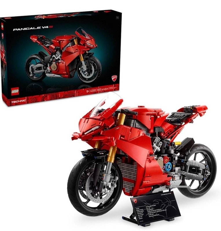 LEGO Technic Ducati Panigale V4 S Motorcycle Toy