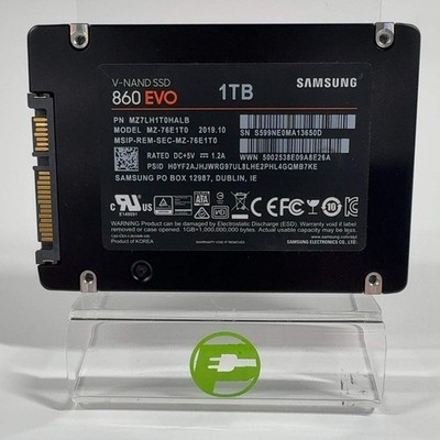Samsung 2.5'' 860 EVO SSD 1TB SATA III 6Gbps SSD MZ7LH1T0HALB Tested
