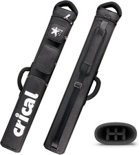 Pool Cue Case 2X4 Hard Pool Stick Case Holds 2 Butts and 4 Shafts for Adults Bil