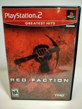Red Faction - Sony PlayStation 2 PS2 case and game tested see vid