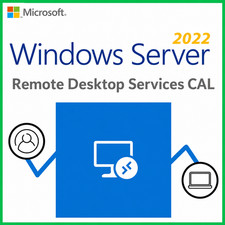 RDS CAL - Remote Desktop Services Windows Server 2022 50 User/Device Connections
