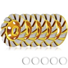 4" concreto diamante taza rueda disco piedra herramienta de corte (2 -5 piezas)