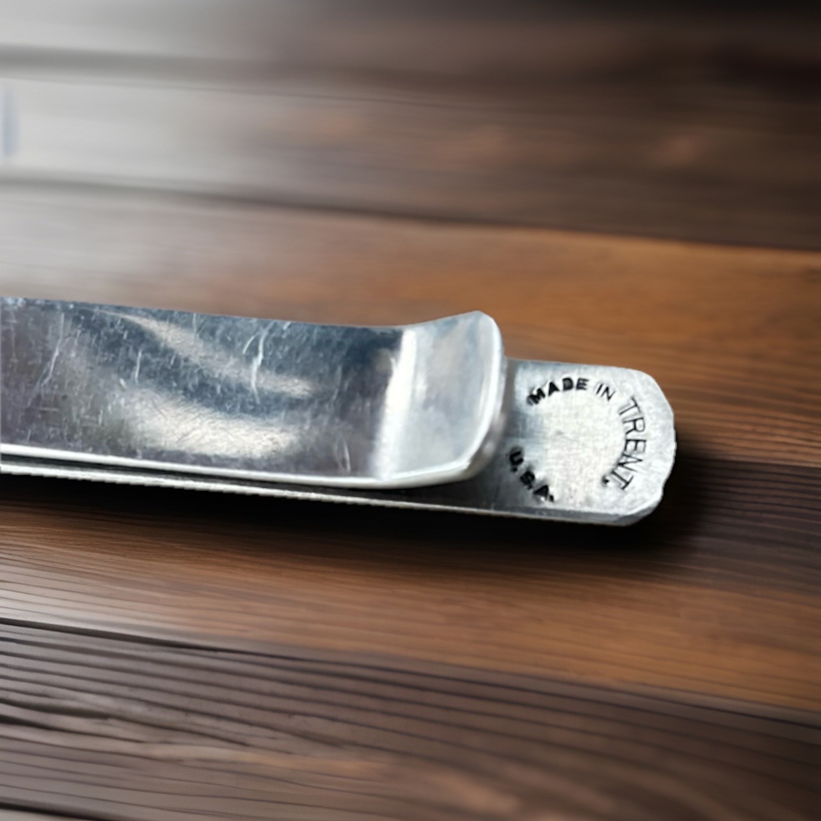 925 Sterling Silver Rectangular Engravable Money … - image 2