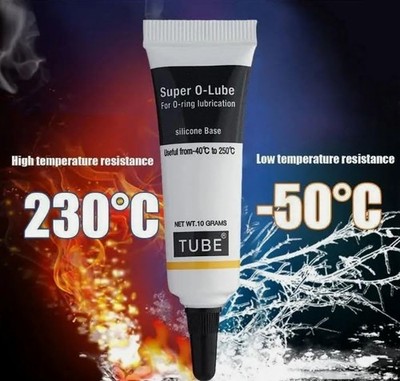 10g Silikonfett Gleitmittel O-Ring Dichtung Wasserdicht Hochtemperatur Mehrzweck