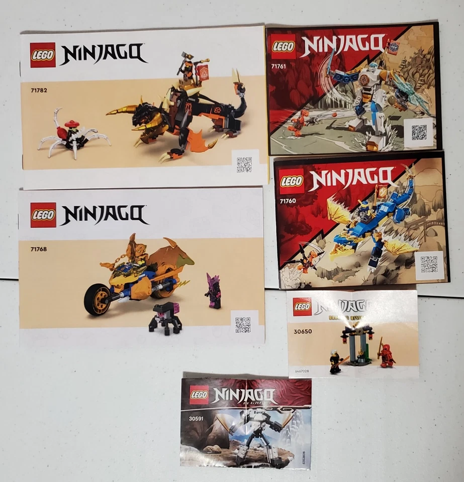 LEGO Ninjago Lot - Complete With All Minifigures - Instructions Included - - Image 2 of 2