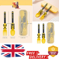 Construction Toddler Cutlery Digger Baby Cutlery Set For Kids Forks and Spoon UK