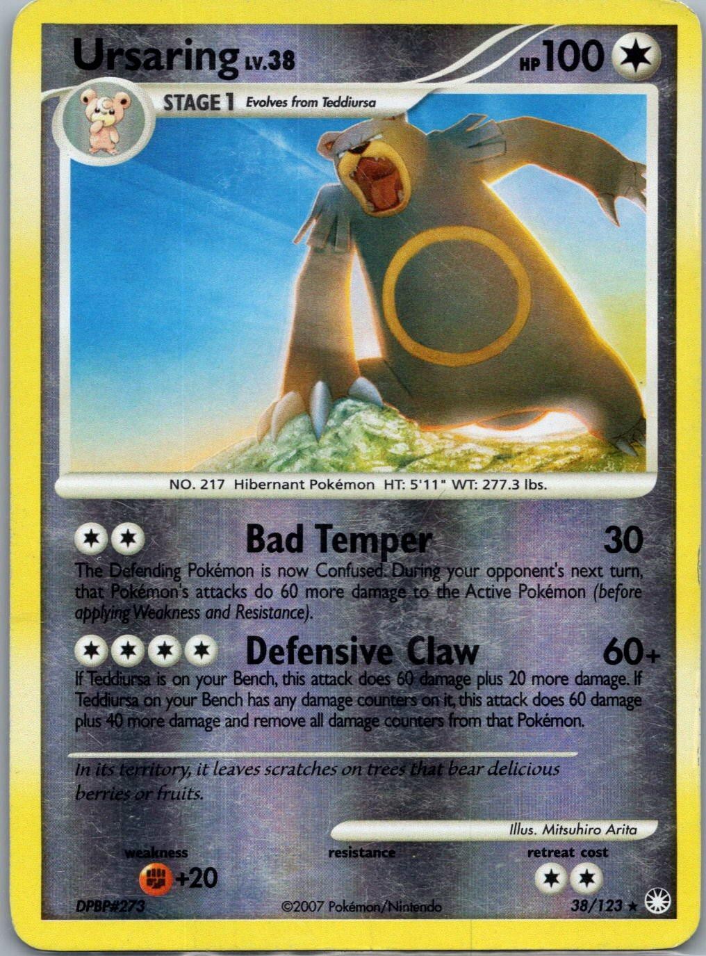 URSARING - 38/123 - MYSTERIOUS TREASURES - REVERSE HOLO - MP