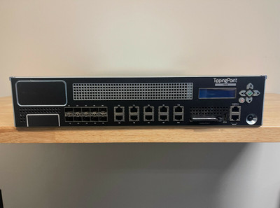 HP TippingPoint S1400N IPS Intrustion Prevention System 10x SFP 10x RJ45 2x PSU