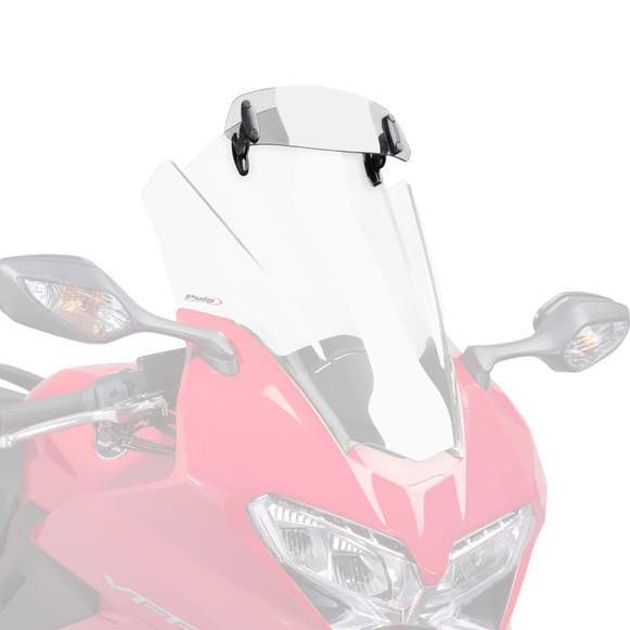Puig Screen Deflector - Drill Fit (230x90mm) | Clear