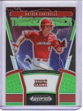 2020 PRIZM DRAFT HAYDEN CANTRELLE RC #74/75 *THUNDERSTRUCK - LIME GREEN*