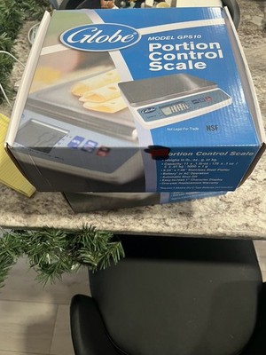 Globe 10lb Digital Portion Control Scale with LCD Digital Display