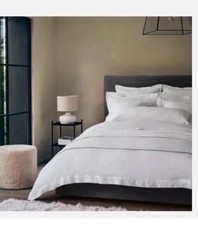 The White Company Soames Cupro Cotton 600 T:C Emperor Duvet Cover RRP£450
