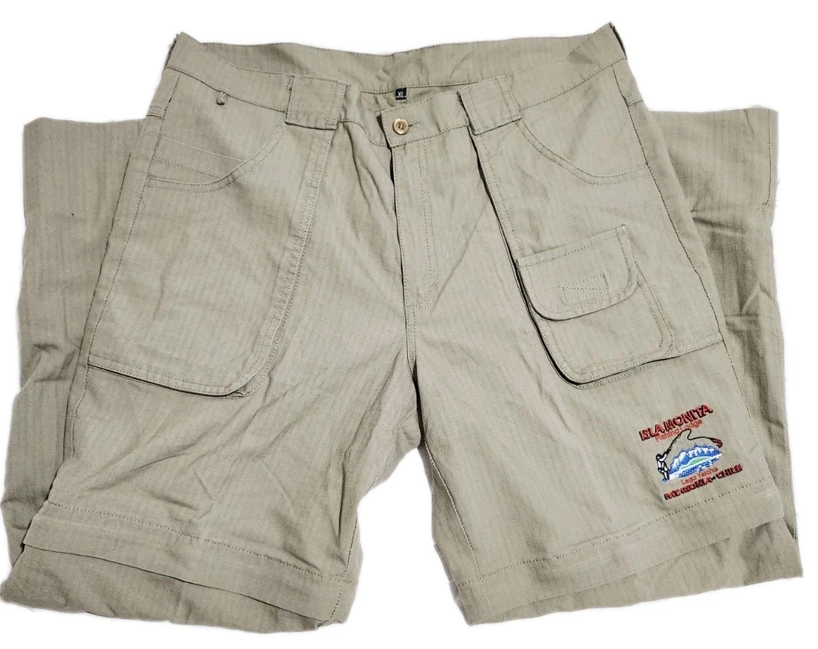 Vintage Patagonia Chile Convertible Cargo Pants Mens Large Cotton 34 Fishing